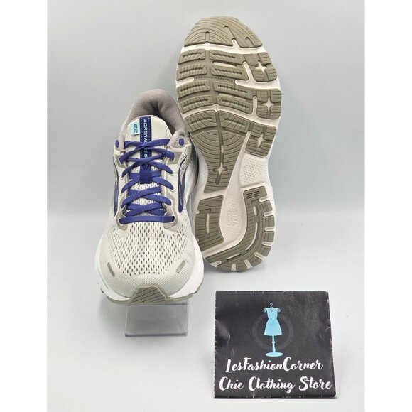 Brooks Women's Gray & Purple Adrenaline GTS 22 Running Shoes Size 10 2832 - Picture 3 of 16